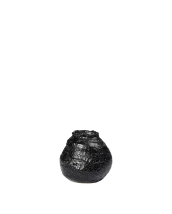 Broste Copenhagen Alma Vase Sort Stentøj   :10