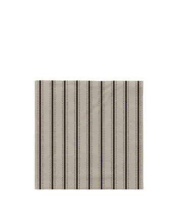 Broste Copenhagen Dolly Papirserviet  Kvadratisk Offwhite Og Sort Papir  33x33