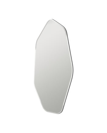 Broste Copenhagen Ruby Vægspejl  Organisk Spejlglas Og Sort Mdf  120x60