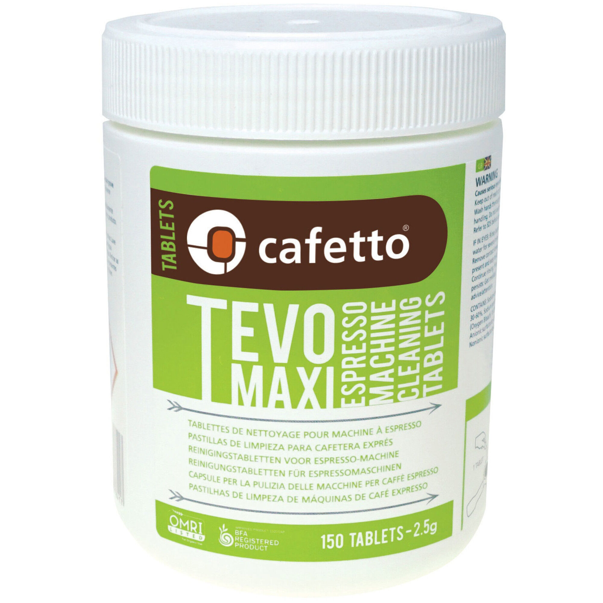 Cafetto Tevo Maxi Rensetabletter