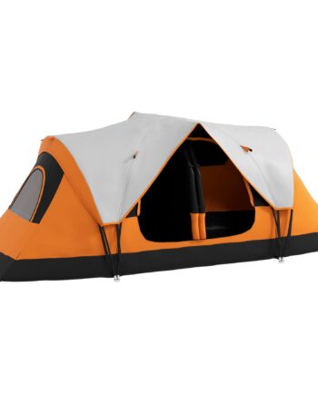 Campingtelt    Rum  Skillevæg  Til  -  Personer  Regnslag  Orange