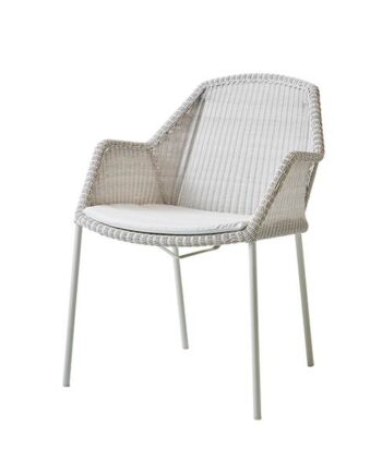 Cane-line Breeze Havestol Hvid Natté White  : Erling Christensen Møbler