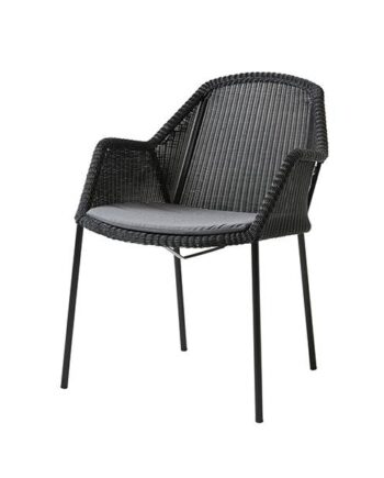Cane-line Breeze Havestol Sort Natté Grey  : Erling Christensen Møbler