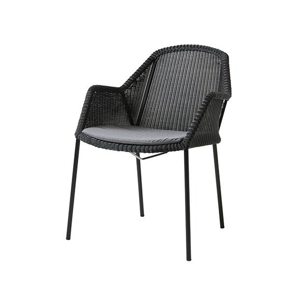Cane-line Breeze Havestol Sort Natté Grey : Erling Christensen Møbler