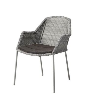 Cane-line Breeze Havestol Taupe Focus Dark Grey  : Erling Christensen Møbler