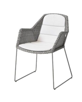 Cane-line Breeze Havestol Taupe White  : Erling Christensen Møbler