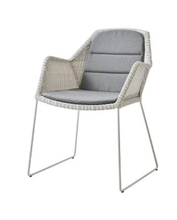 Cane-line Breeze Havestol White Grey  : Erling Christensen Møbler