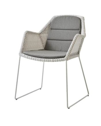 Cane-line Breeze Havestol White Taupe  : Erling Christensen Møbler