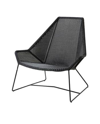 Cane-line Breeze Highback Havestol Sort  : Erling Christensen Møbler