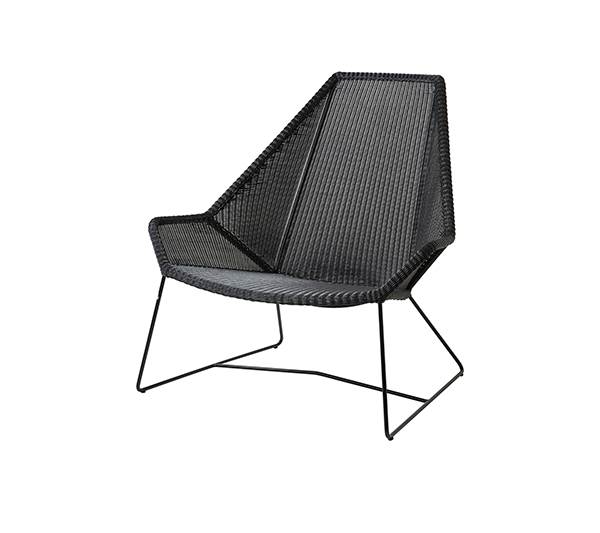 Cane-line Breeze Highback Havestol Sort  : Erling Christensen Møbler
