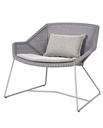 Cane-line Breeze Loungestol Lysegrå Focus Light Grey  : Erling Christensen Møbler