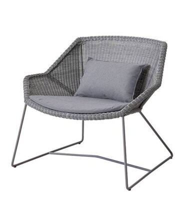 Cane-line Breeze Loungestol Lysegrå Natté Grey  : Erling Christensen Møbler