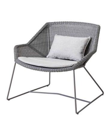 Cane-line Breeze Loungestol Lysegrå Natté Light Grey  : Erling Christensen Møbler
