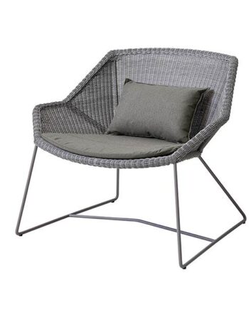 Cane-line Breeze Loungestol Lysegrå Natté Taupe  : Erling Christensen Møbler
