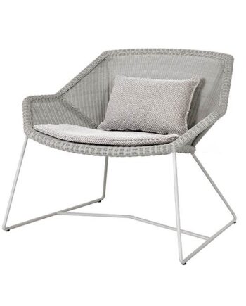 Cane-line Breeze Loungestol Taupe Focus Light Grey  : Erling Christensen Møbler