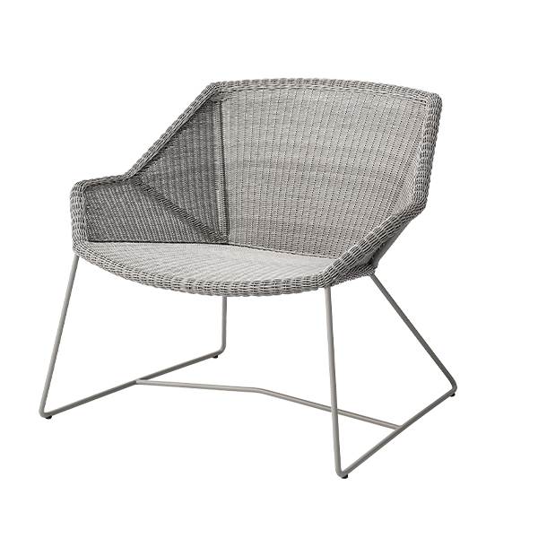 Cane-line Breeze Loungestol Taupe Ingen Hynde  : Erling Christensen Møbler
