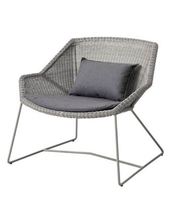 Cane-line Breeze Loungestol Taupe Natté Grey  : Erling Christensen Møbler