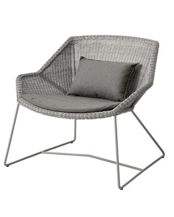 Cane-line Breeze Loungestol Taupe Natté Taupe  : Erling Christensen Møbler