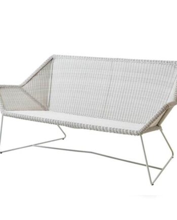 Cane-line Breeze  -personers Havesofa Hvidgrå  Taupe Hynde  : Erling Christensen Møbler