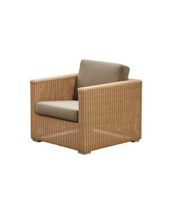 Cane-line Chester Loungestol  Natural  Hynde   Taupe  : Erling Christensen Møbler