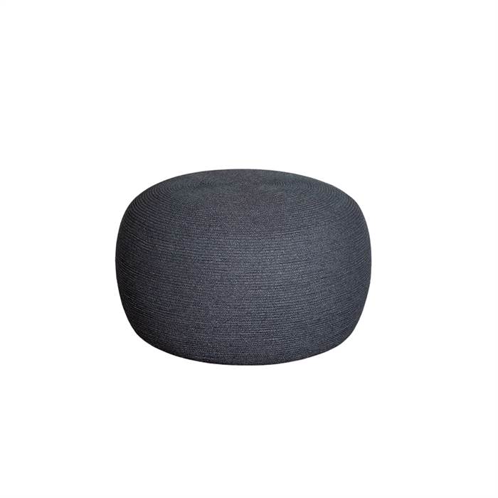 Cane-line Circle Fodskammel Stor Dark Grey Dark Grey : Erling Christensen Møbler