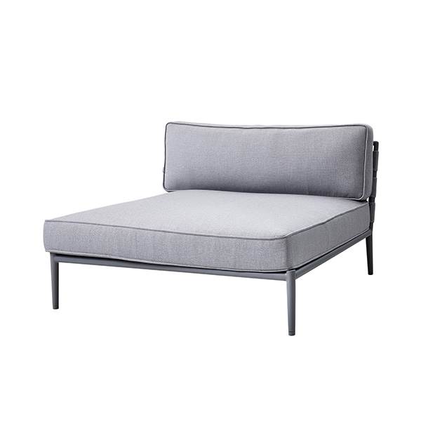 Cane-line Conic Daybed Modul  Lysegrå  : Erling Christensen Møbler