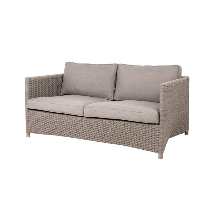 Cane-line Diamond  -pers Sofa Taupe Inkl  Hynder