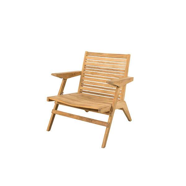 Cane-line Flip Loungestol Teaktræ  : Erling Christensen Møbler