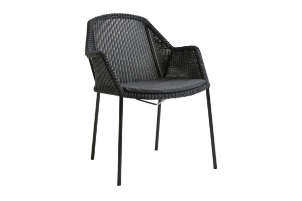 Cane-line Hynde Til Breeze Stabelstol Black Natté