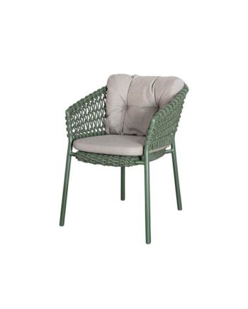 Cane-line Ocean Havestol Dark Green Hynde   Natté Taupe  : Erling Christensen Møbler