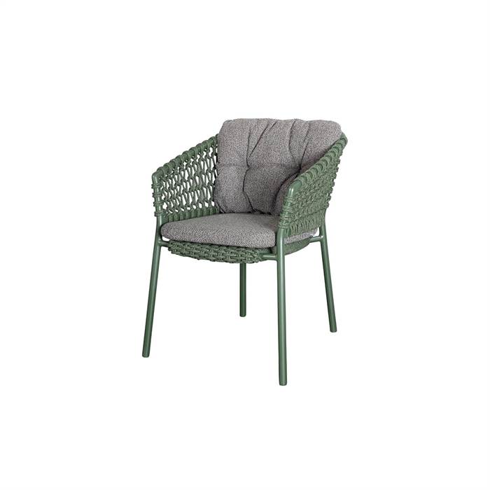 Cane-line Ocean Havestol Dark Green Hynde Wove Dark Grey : Erling Christensen Møbler