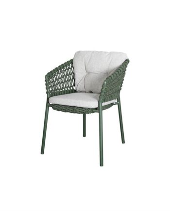 Cane-line Ocean Havestol Dark Green Hynde   Wove Light Brown  : Erling Christensen Møbler