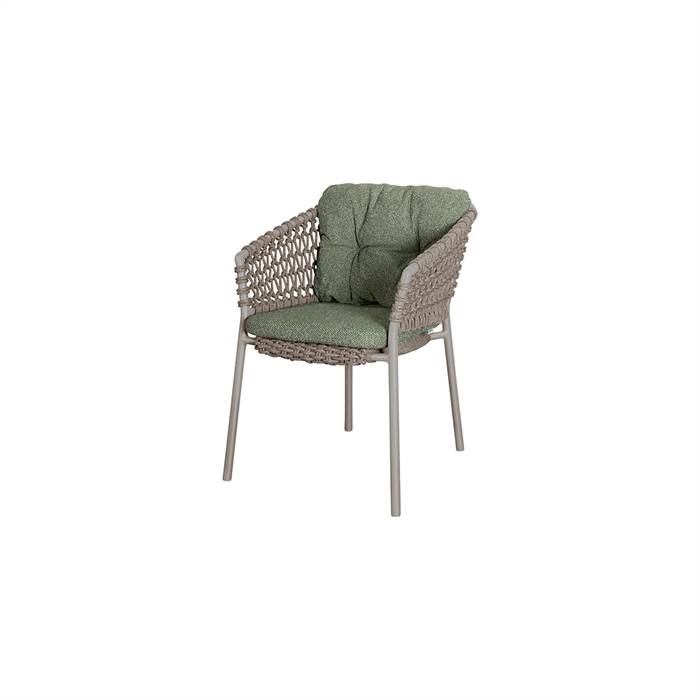 Cane-line Ocean Havestol Taupe Hynde Wove Dark Green : Erling Christensen Møbler