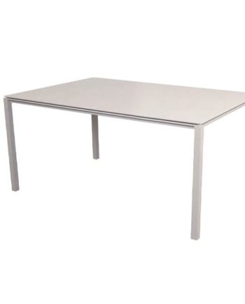 Cane-line Pure Havebord 150   90 Cm Stel   Sand Bordplade   Toscana Sand Sand : Erling Christensen Møbler
