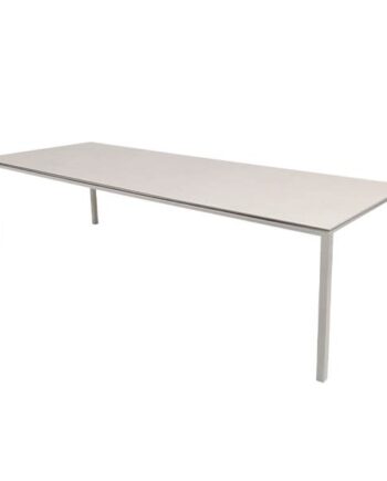 Cane-line Pure Havebord 280x100 Cm Stel: Sand Bordplade: Toscana Sand Sand : Erling Christensen Møbler