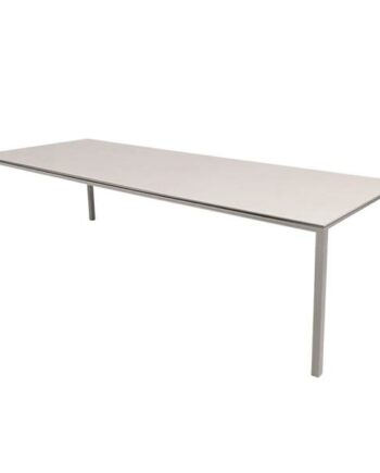 Cane-line Pure Havebord 280x100 Cm Stel: Taupe Bordplade: Toscana Sand Taupe : Erling Christensen Møbler