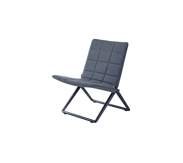 Cane-line Traveller Lounge Klapstol Airtouch  Grå  : Erling Christensen Møbler