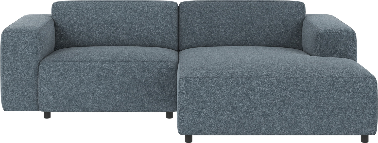 Chaiselongsofa Højrevendt Rowico Willard Bobby Mellemblå 100 Polyester Modulsofa Skandinavisk Design