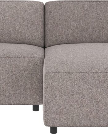 Chaiselongsofa Højrevendt Rowico Willard   Gråt Alice 149-stof   Nordisk Modulsofa H70ã B234ã D161 Cm Fsc-mix