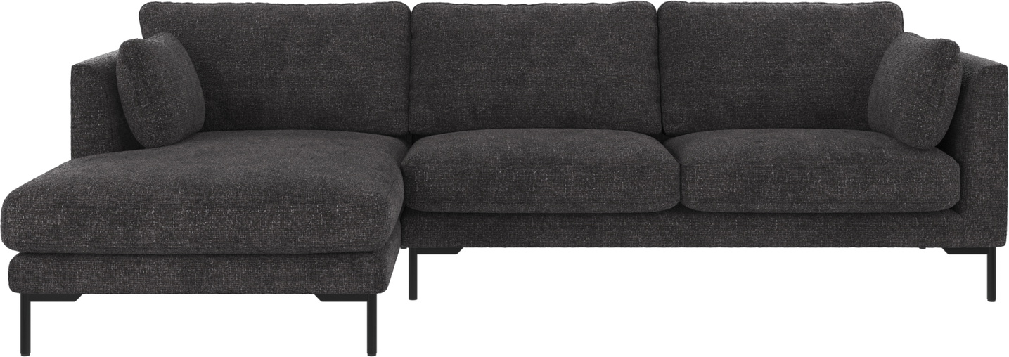 Chaiselongsofa Rowico Corwin   Robin 66 Mørkegrå Venstrevendt    -personers H83ã B270ã D160 Cm Fscâ -mix Stel
