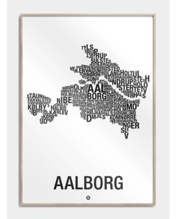 Citatplakat Aalborg By Plakat 30x42 Cm  : Erling Christensen Møbler