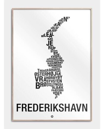 Citatplakat Frederikshavn By Plakat  : Erling Christensen Møbler