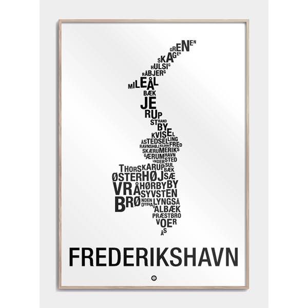 Citatplakat Frederikshavn By Plakat  : Erling Christensen Møbler