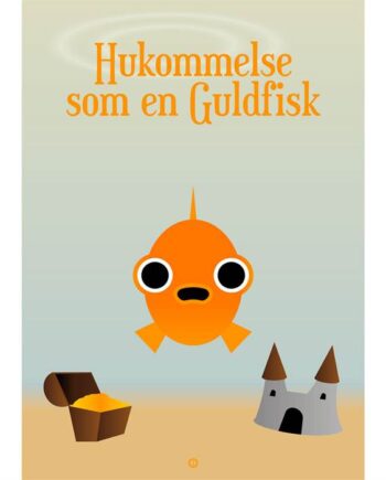 Citatplakat Hukommelse Som En Guldfisk Plakat 30x42 Cm  : Erling Christensen Møbler