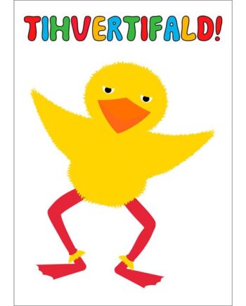Citatplakat  Quot Kylling- Tihvertifald Quot  Plakat 30x42 Cm  : Erling Christensen Møbler