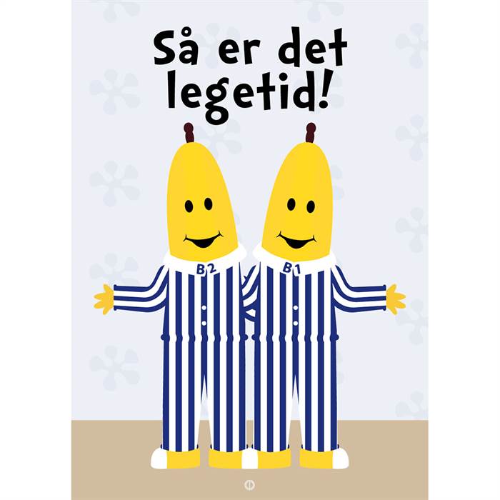 Citatplakat  Quot Så Er Det Legetid Quot  Plakat 30x42 Cm  : Erling Christensen Møbler