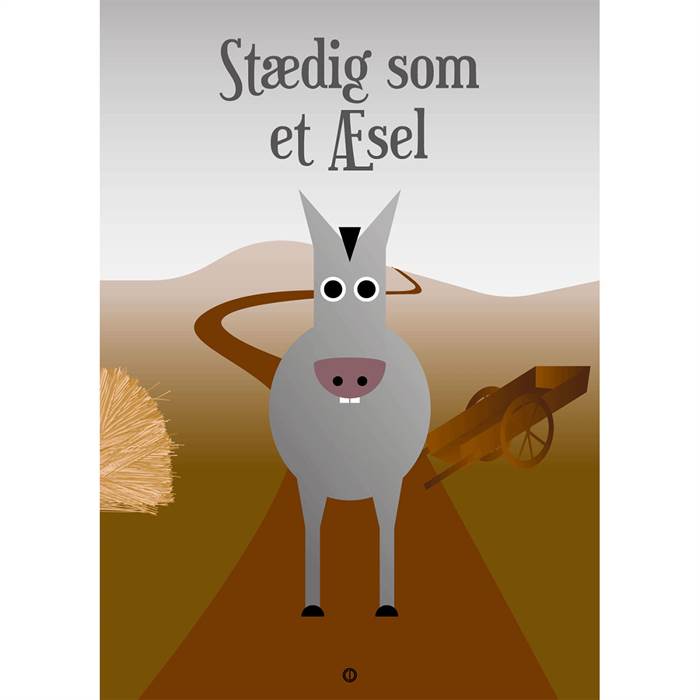 Citatplakat  Quot Stædig Som Et æsel Quot  Plakat  : Erling Christensen Møbler