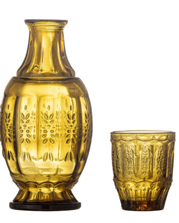 Creative Collection Theon Karaffel   Glas Brun Glas  Sæt Af