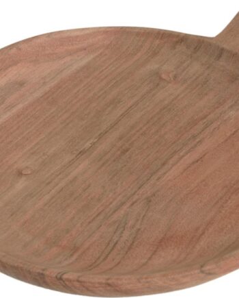 Dekorationsfad Kave Home Tabita   Massivt Akacietræ ø31 Cm Natur