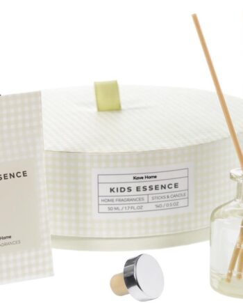 Duftpinde Gavesæt Kave Home Kids Essence Med Glasdiffuser Og Duftpose 50 Ml  Beige